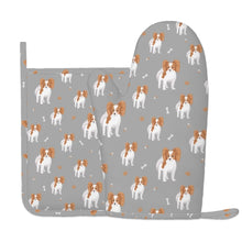 Load image into Gallery viewer, Cutest Papillon Love Oven Glove-Kitchen Decor-Gray-One Size-1