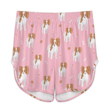 Load image into Gallery viewer, Cutest Papillon Love Women's Cami and Shorts Pajama Set-Apparel-Apparel,Dog Mom Gifts,Pajamas,Papillon-11