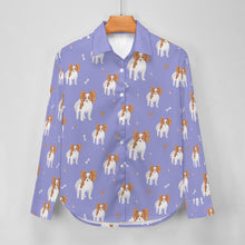 Load image into Gallery viewer, Cutest Papillon Love Women's Shirt-Apparel-Apparel,Dog Mom Gifts,Papillon,Shirt-14