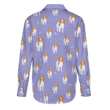 Load image into Gallery viewer, Cutest Papillon Love Women's Shirt-Apparel-Apparel,Dog Mom Gifts,Papillon,Shirt-16