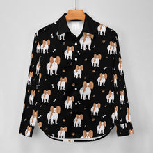 Load image into Gallery viewer, Cutest Papillon Love Women's Shirt-Apparel-Apparel,Dog Mom Gifts,Papillon,Shirt-5