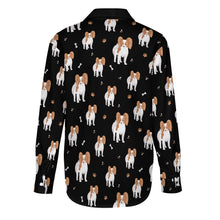 Load image into Gallery viewer, Cutest Papillon Love Women's Shirt-Apparel-Apparel,Dog Mom Gifts,Papillon,Shirt-7