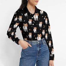 Load image into Gallery viewer, Cutest Papillon Love Women's Shirt-Apparel-Apparel,Dog Mom Gifts,Papillon,Shirt-4