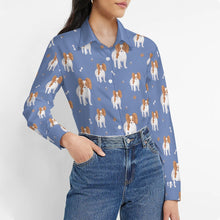 Load image into Gallery viewer, Cutest Papillon Love Women's Shirt-Apparel-Apparel,Dog Mom Gifts,Papillon,Shirt-1