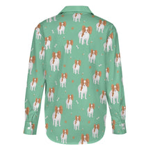 Load image into Gallery viewer, Cutest Papillon Love Women's Shirt-Apparel-Apparel,Dog Mom Gifts,Papillon,Shirt-13