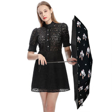 Load image into Gallery viewer, Cutest Pied Black and White Frenchies Umbrella-Daily Accessories-28