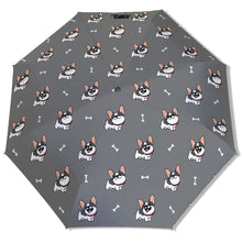 Load image into Gallery viewer, Cutest Pied Black and White Frenchies Umbrella-Daily Accessories-6