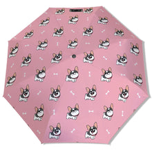 Load image into Gallery viewer, Cutest Pied Black and White Frenchies Umbrella-Daily Accessories-1