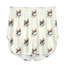 Load image into Gallery viewer, Cutest Pied Black and White Frenchies Women's Cami and Shorts Pajama Set-Apparel-Apparel,Dog Mom Gifts,French Bulldog,Pajamas-8
