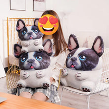 Load image into Gallery viewer, Cutest Pied French Bulldog Stuffed Animal Plush Toy and Cushion Pillow (Small to Large Size)-Stuffed Animals-French Bulldog, Home Decor, Stuffed Animal-3