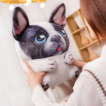 Load image into Gallery viewer, Cutest Pied French Bulldog Stuffed Animal Plush Toy and Cushion Pillow-Stuffed Animals-French Bulldog, Home Decor, Stuffed Animal-2
