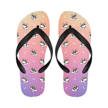 Load image into Gallery viewer, Cutest Pied Frenchies Unisex Slippers - 7 Gradients-Footwear-Accessories,Dog Dad Gifts,Dog Mom Gifts,French Bulldog,Slippers-4