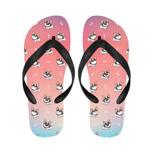 Load image into Gallery viewer, Cutest Pied Frenchies Unisex Slippers - 7 Gradients-Footwear-Accessories,Dog Dad Gifts,Dog Mom Gifts,French Bulldog,Slippers-5