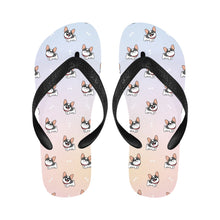 Load image into Gallery viewer, Cutest Pied Frenchies Unisex Slippers - 7 Gradients-Footwear-Accessories,Dog Dad Gifts,Dog Mom Gifts,French Bulldog,Slippers-7