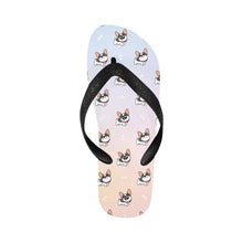Load image into Gallery viewer, Cutest Pied Frenchies Unisex Slippers - 7 Gradients-Footwear-Accessories,Dog Dad Gifts,Dog Mom Gifts,French Bulldog,Slippers-25