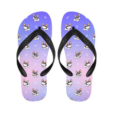 Load image into Gallery viewer, Cutest Pied Frenchies Unisex Slippers - 7 Gradients-Footwear-Accessories,Dog Dad Gifts,Dog Mom Gifts,French Bulldog,Slippers-1