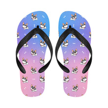 Load image into Gallery viewer, Cutest Pied Frenchies Unisex Slippers - 7 Gradients-Footwear-Accessories,Dog Dad Gifts,Dog Mom Gifts,French Bulldog,Slippers-2