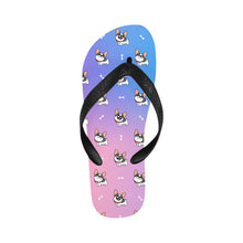 Load image into Gallery viewer, Cutest Pied Frenchies Unisex Slippers - 7 Gradients-Footwear-Accessories,Dog Dad Gifts,Dog Mom Gifts,French Bulldog,Slippers-Neon Dream-S-14