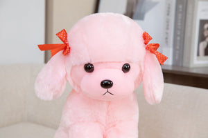 Cutest Pink and White Poodle Stuffed Animal Plush Toys-Stuffed Animals-Home Decor, Poodle, Stuffed Animal-19