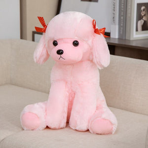 Cutest Pink and White Poodle Stuffed Animal Plush Toys-Stuffed Animals-Home Decor, Poodle, Stuffed Animal-5