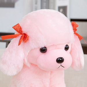 Cutest Pink and White Poodle Stuffed Animal Plush Toys-Stuffed Animals-Home Decor, Poodle, Stuffed Animal-7