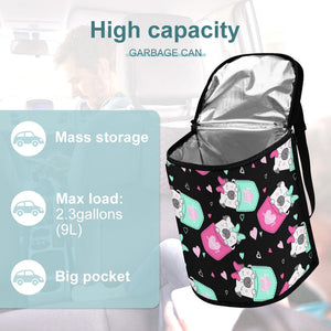 Cutest Pocket Pug Love Multipurpose Car Storage Bag-Car Accessories-Bags, Car Accessories, Pug-ONE SIZE-Black-5
