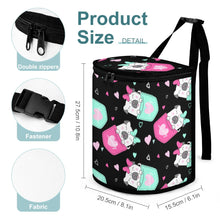 Load image into Gallery viewer, Cutest Pocket Pug Love Multipurpose Car Storage Bag-Car Accessories-Bags, Car Accessories, Pug-ONE SIZE-Black-3