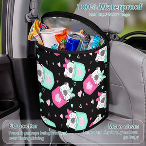 Cutest Pocket Pug Love Multipurpose Car Storage Bag-Car Accessories-Bags, Car Accessories, Pug-Black-7