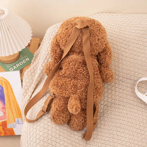 Cutest Poodle Love Plush Backpack for Kids-Accessories-Accessories, Bags, Poodle-3