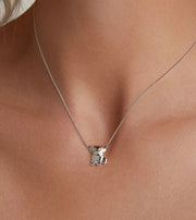 Cutest Pug Love Silver Necklace-9