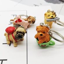 Load image into Gallery viewer, Cutest Resin Figurine Toy Poodle Keychain-Accessories-Accessories, Dogs, Doodle, Goldendoodle, Keychain, Labradoodle, Toy Poodle-10