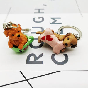 Cutest Resin Figurine Toy Poodle Keychain-Accessories-Accessories, Dogs, Doodle, Goldendoodle, Keychain, Labradoodle, Toy Poodle-18