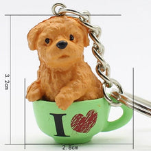 Load image into Gallery viewer, Cutest Resin Figurine Toy Poodle Keychain-Accessories-Accessories, Dogs, Doodle, Goldendoodle, Keychain, Labradoodle, Toy Poodle-2