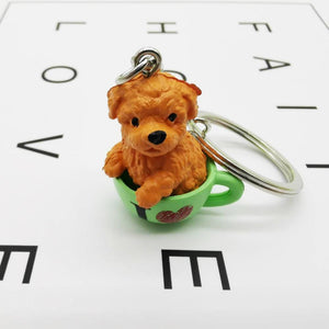 Cutest Resin Figurine Toy Poodle Keychain-Accessories-Accessories, Dogs, Doodle, Goldendoodle, Keychain, Labradoodle, Toy Poodle-Toy Poodle-1