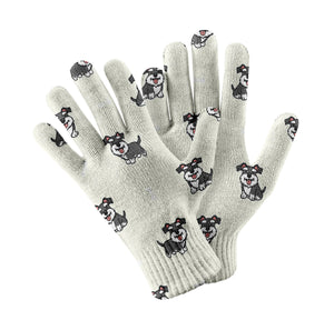 Cutest Schnauzer Love Touch Screen Gloves-Accessories-Accessories, Dog Dad Gifts, Dog Mom Gifts, Gloves-13