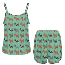 Load image into Gallery viewer, Cutest Schnauzer Love Women's Cami and Shorts Pajama Set-Apparel-Apparel,Dog Mom Gifts,Pajamas,Schnauzer-18
