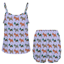 Load image into Gallery viewer, Cutest Schnauzer Love Women's Cami and Shorts Pajama Set-Apparel-Apparel,Dog Mom Gifts,Pajamas,Schnauzer-6