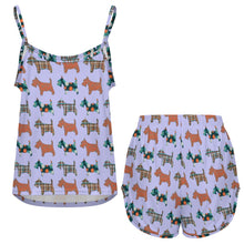 Load image into Gallery viewer, Cutest Schnauzer Love Women's Cami and Shorts Pajama Set-Apparel-Apparel,Dog Mom Gifts,Pajamas,Schnauzer-7