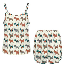 Load image into Gallery viewer, Cutest Schnauzer Love Women's Cami and Shorts Pajama Set-Apparel-Apparel,Dog Mom Gifts,Pajamas,Schnauzer-10