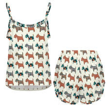 Load image into Gallery viewer, Cutest Schnauzer Love Women's Cami and Shorts Pajama Set-Apparel-Apparel,Dog Mom Gifts,Pajamas,Schnauzer-11