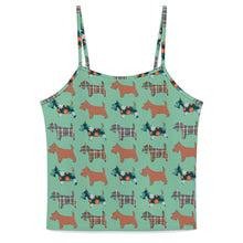 Load image into Gallery viewer, Cutest Schnauzer Love Women's Cami and Shorts Pajama Set-Apparel-Apparel,Dog Mom Gifts,Pajamas,Schnauzer-Mint Green-XS-17