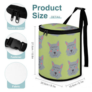 Cutest Scottie Dog Love Multipurpose Car Storage Bag - 4 Colors-Car Accessories-Bags, Car Accessories, Scottish Terrier-13