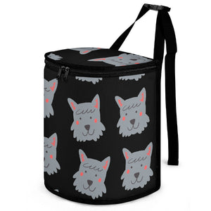 Cutest Scottie Dog Love Multipurpose Car Storage Bag - 4 Colors-Car Accessories-Bags, Car Accessories, Scottish Terrier-ONE SIZE-Black-1