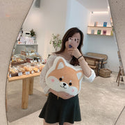Cutest Shiba Face Multipurpose Plush Pillow-Stuffed Animals-Home Decor, Pillows, Shiba Inu-5