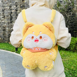 Cutest Shiba Inu Love Plush Backpack for Kids-Accessories-Accessories, Bags, Shiba Inu-Shiba Inu-One Size-9