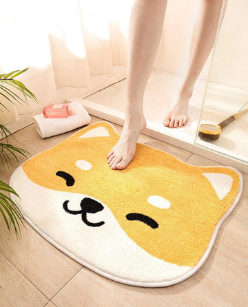 Cutest Shiba Inu Non Slip Bathroom Rug 360x