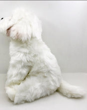 Load image into Gallery viewer, Cutest Sitting Bichon Frise Stuffed Animal Plush Toy