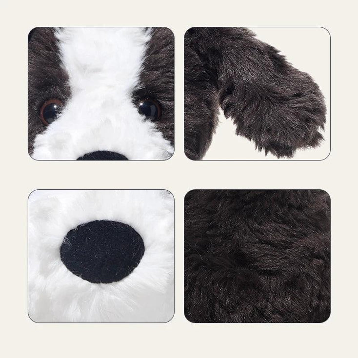 Cutest Sitting Border Collie Love Stuffed Animal Plush Toy-Stuffed Animals-Border Collie, Stuffed Animal-One Size-6