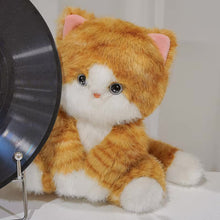 Load image into Gallery viewer, Cutest Sitting Striped Orange Tabby Cat Teddy Bear Plush Toy-Stuffed Animals-Cat Memorial Gifts,Cats,Orange Cat,Stuffed Animal,Tabby Cat-3
