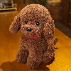 Cutest Sitting Doodle Stuffed Animal - Perfect Gift for Goldendoodle Lovers-Soft Toy-Dogs, Doodle, Goldendoodle, Home Decor, Labradoodle, Stuffed Animal, Toy Poodle-Dark Brown-Small-3
